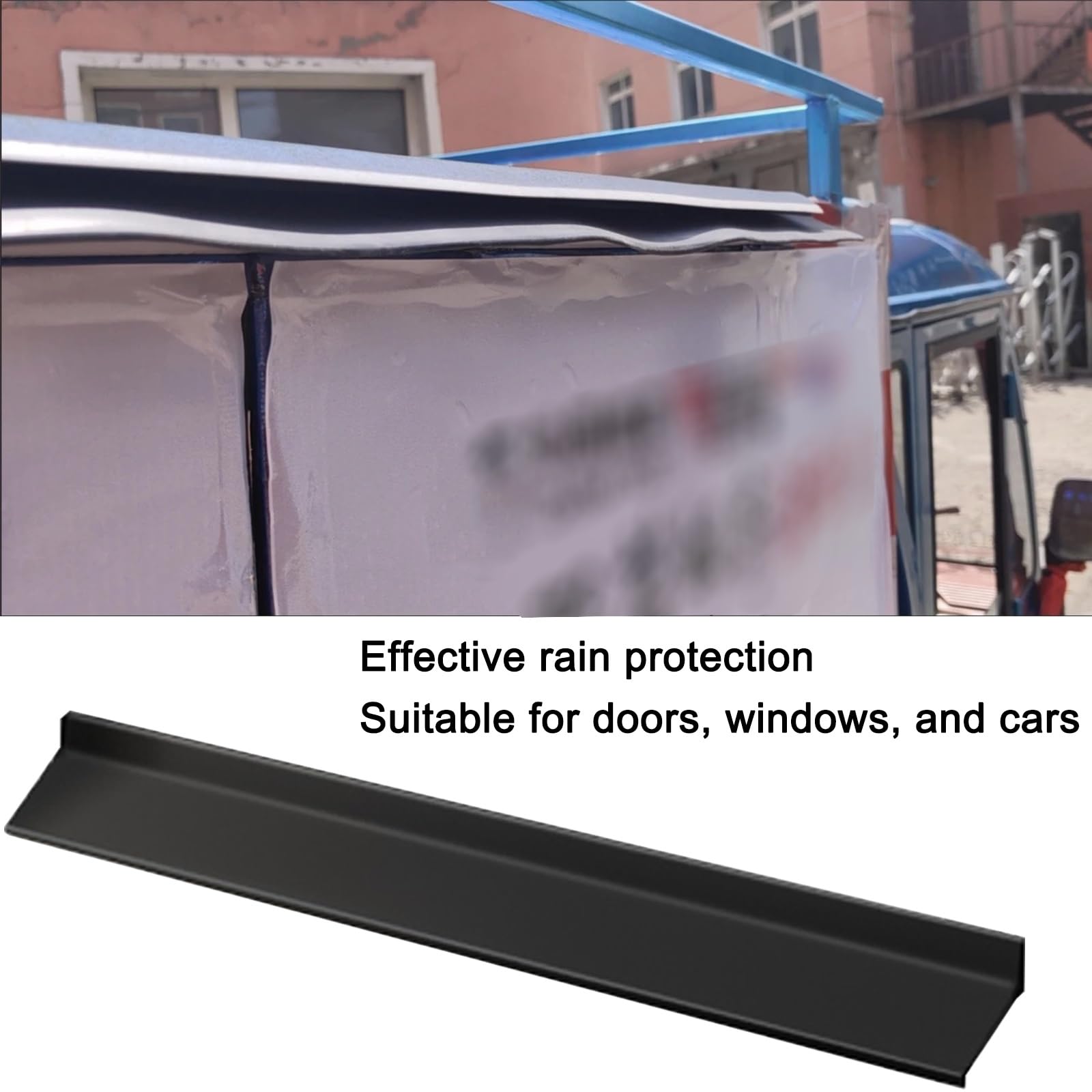 Joint d'étanchéité en Caoutchouc Auto-adhésif pour fenêtres et Portes - Joint Isolant Noir, Largeur 4,5/5,5 cm, Longueur 0,5 à 5 m (1 m/3,3 pi) - Coupe-Courant d'air écoénergétique
