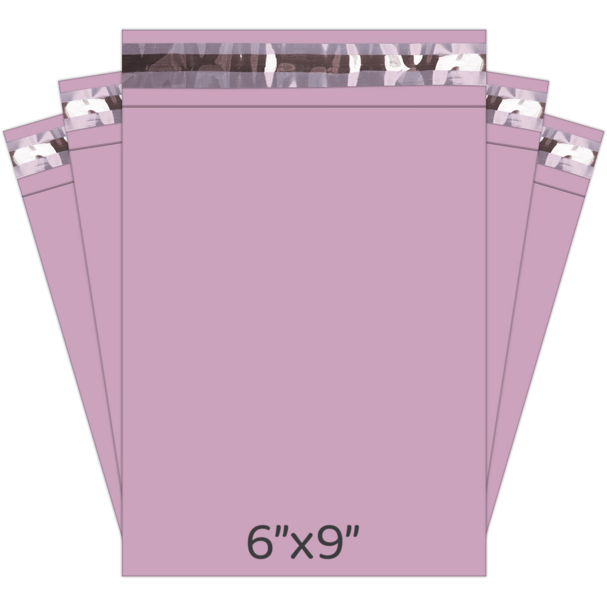 50 Mixed Size Pink Mailing Bags, Hot Pink, 5 Sizes Self Seal Strong Bags | UK