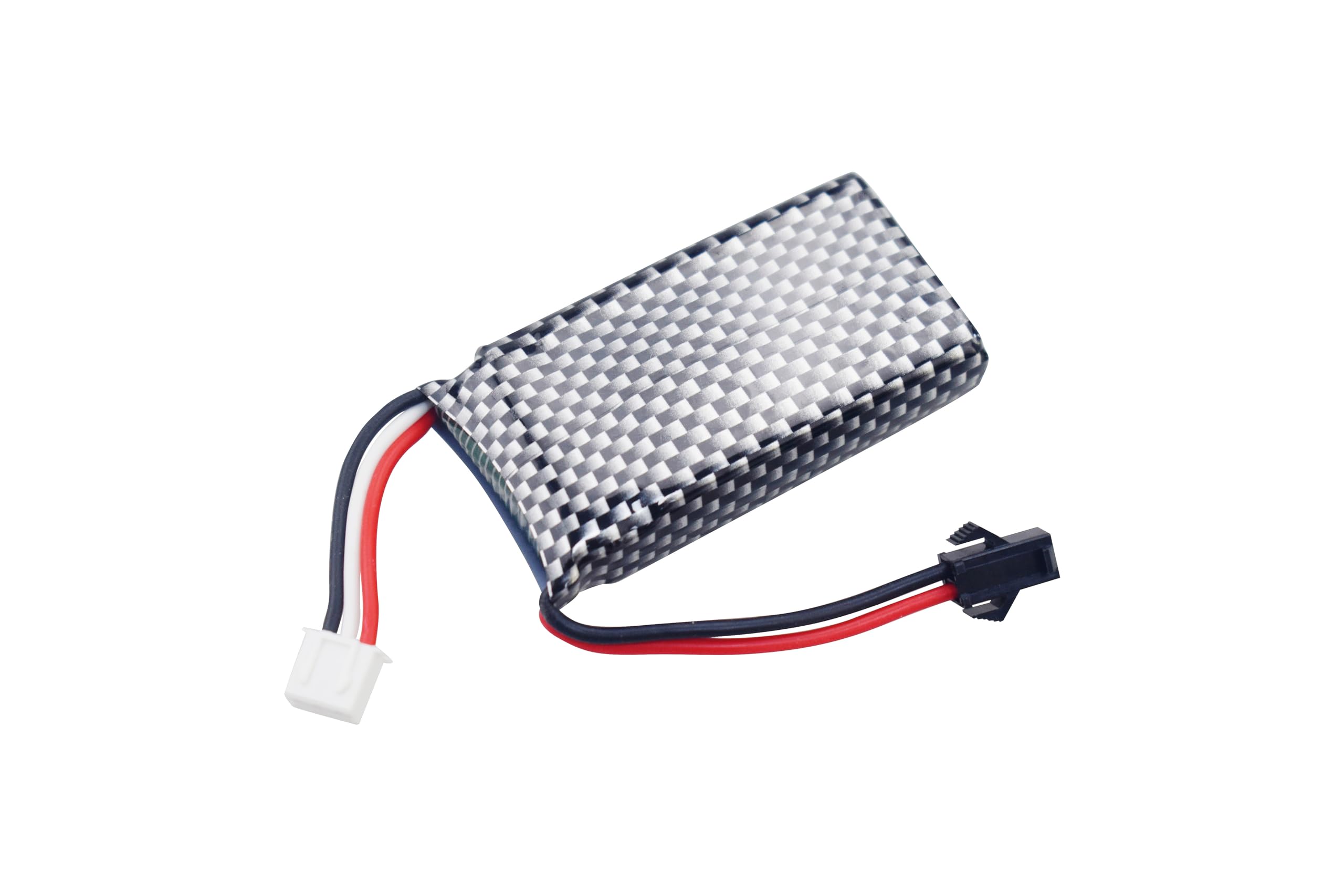 2PCS 7.4V 1000mah 2S SM-2P Plug Lipo batteria con 2-in-1 caricabatterie per 1601AMP 1601AMP2 1601AMP3 RC Veicolo anfibio RC Veicolo RC Barca RC Drone Batteria