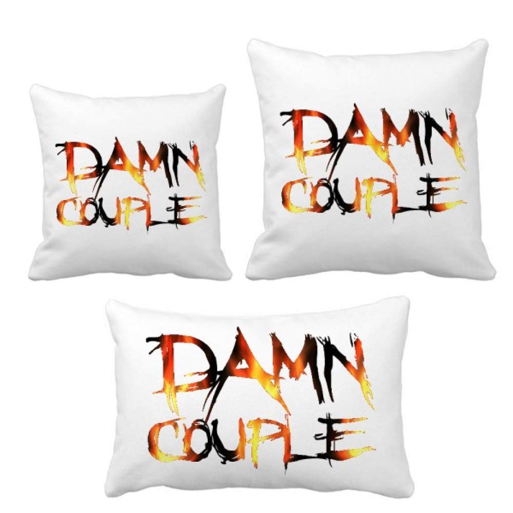Coussin Damn Couple pour décorer un canapé ou lit de chambre parentale