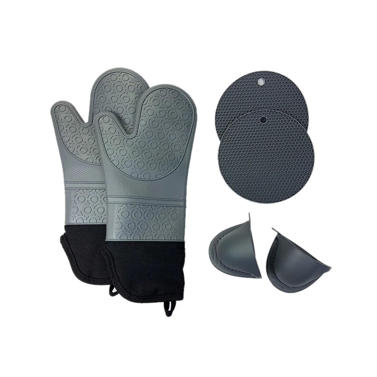 Set de Gants de Four 6 pcs, Compatible avec LMETJMA, KC0419