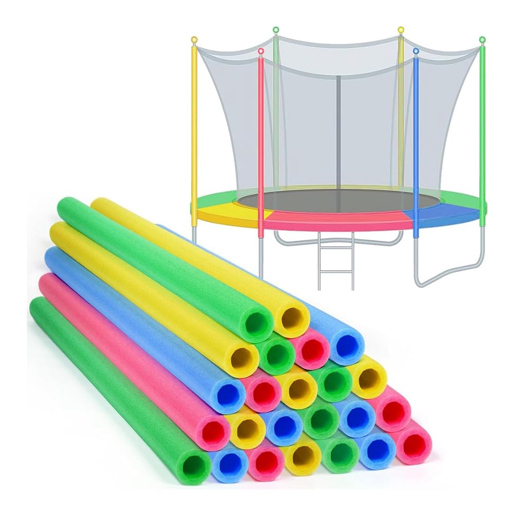 Aga Protection en mousse pour poteaux de trampoline 70 cm Vert clair