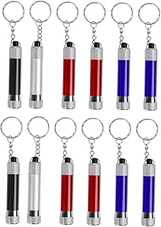 BETOOKY 12pcs Flashlight Keychain LED Flashlights Handheld Flashlight LED Flash Light Small Flashlight Keychain Tiny Flashlights Mini Flashlight Keychains LED Key Chain Flashlight LED