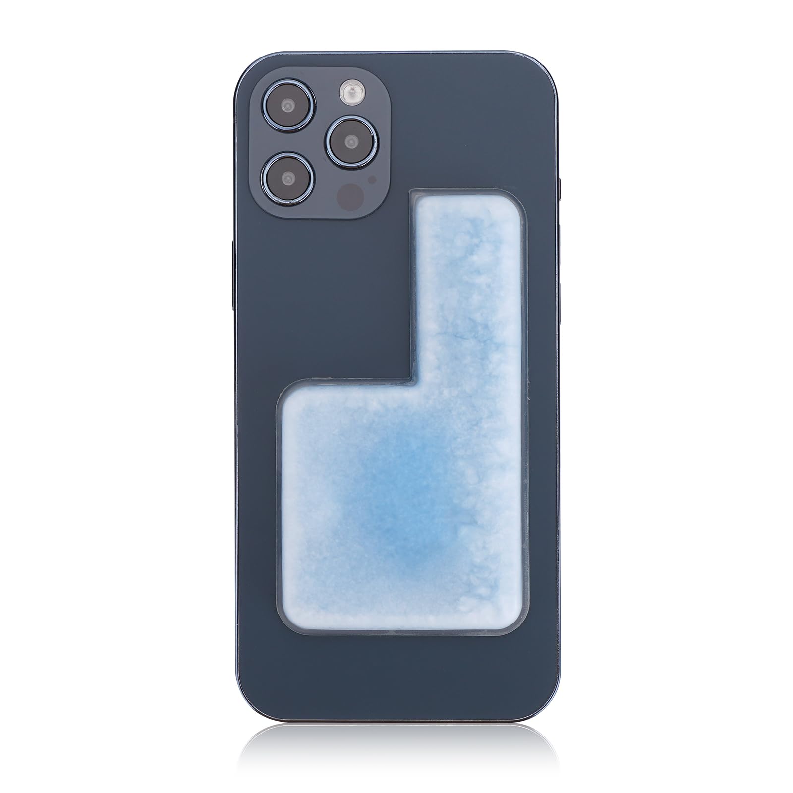 スマホ専用 冷却パッド 過熱防止 PCM素材 28℃以下で自然凍結 熱吸収最大8…