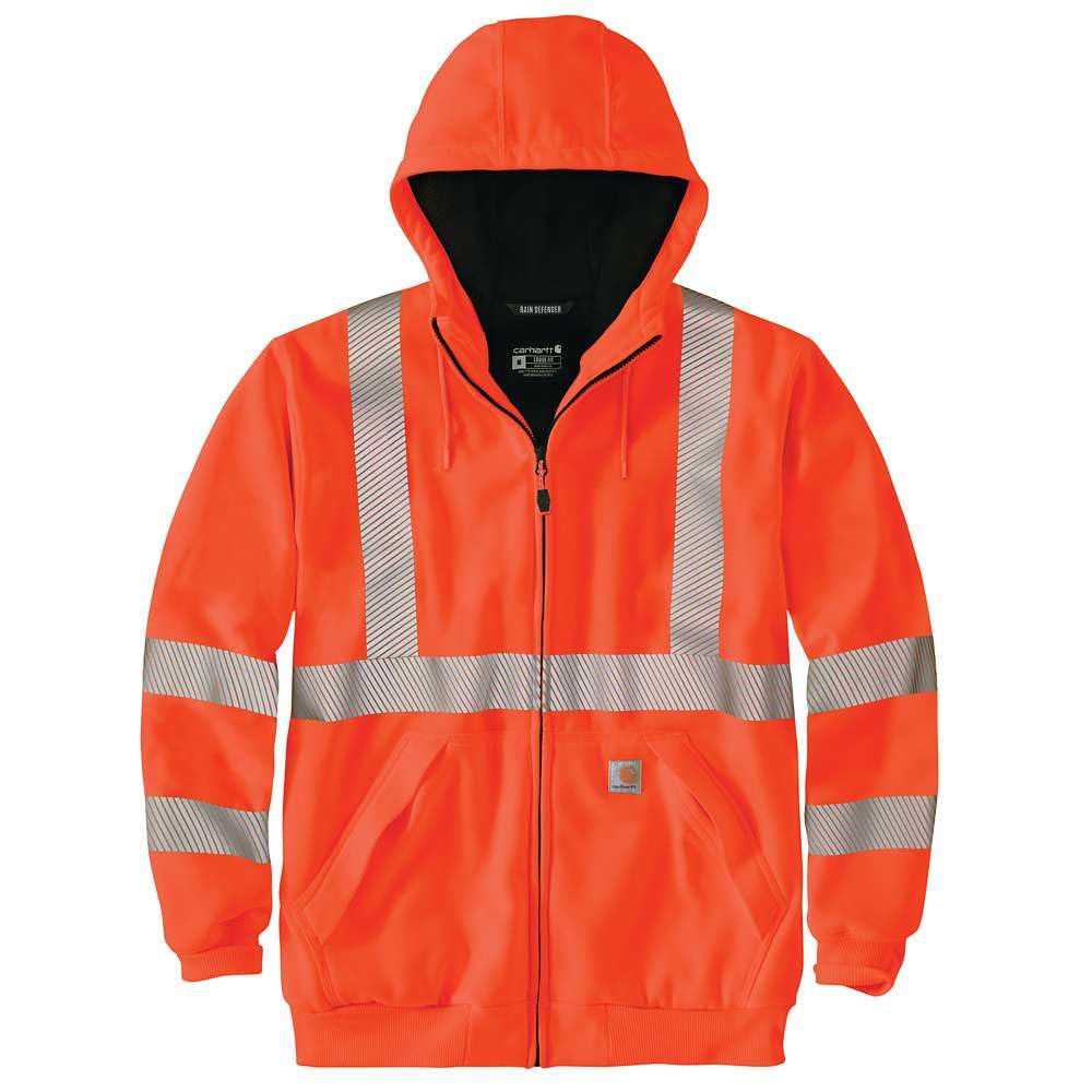 CarharttMen's 104988 High-Visibility Loose Fit Midweight Thermal-Lined Full-Zi
