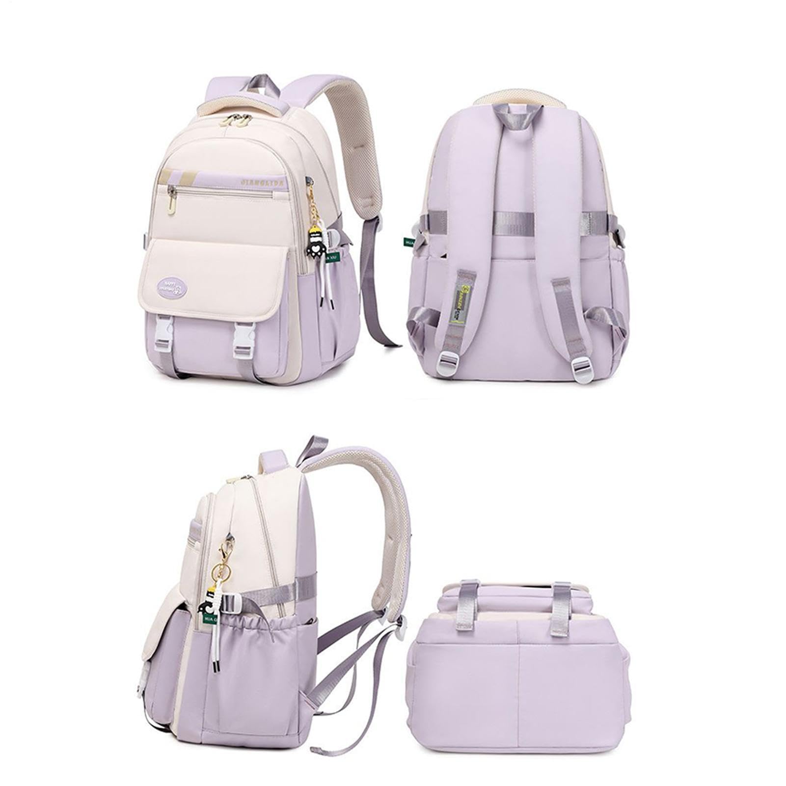 Conjunto de Mochila para Niñas Bonito Set de Mochila, Bolso Tote y Estuche