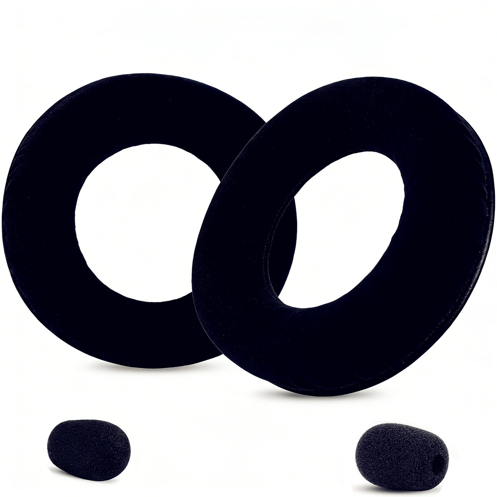 MMX300 PRO Ear Pads Compatible with Beyerdynamic MMX330 PRO/MMX300 Gen2/TYGR 300R/ EDT 770VB /EDT 990V/DT880/T1 Gen2/T1/T5P/T70P Headset Replacement Earpads-Black Velvet