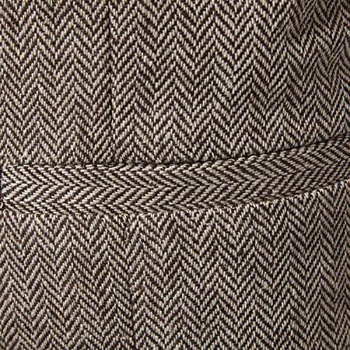 Lu's Chic Men's Double Breasted Waistcoat Fitted Sleeveless Suit Vest Cotton Business Formal Top 5