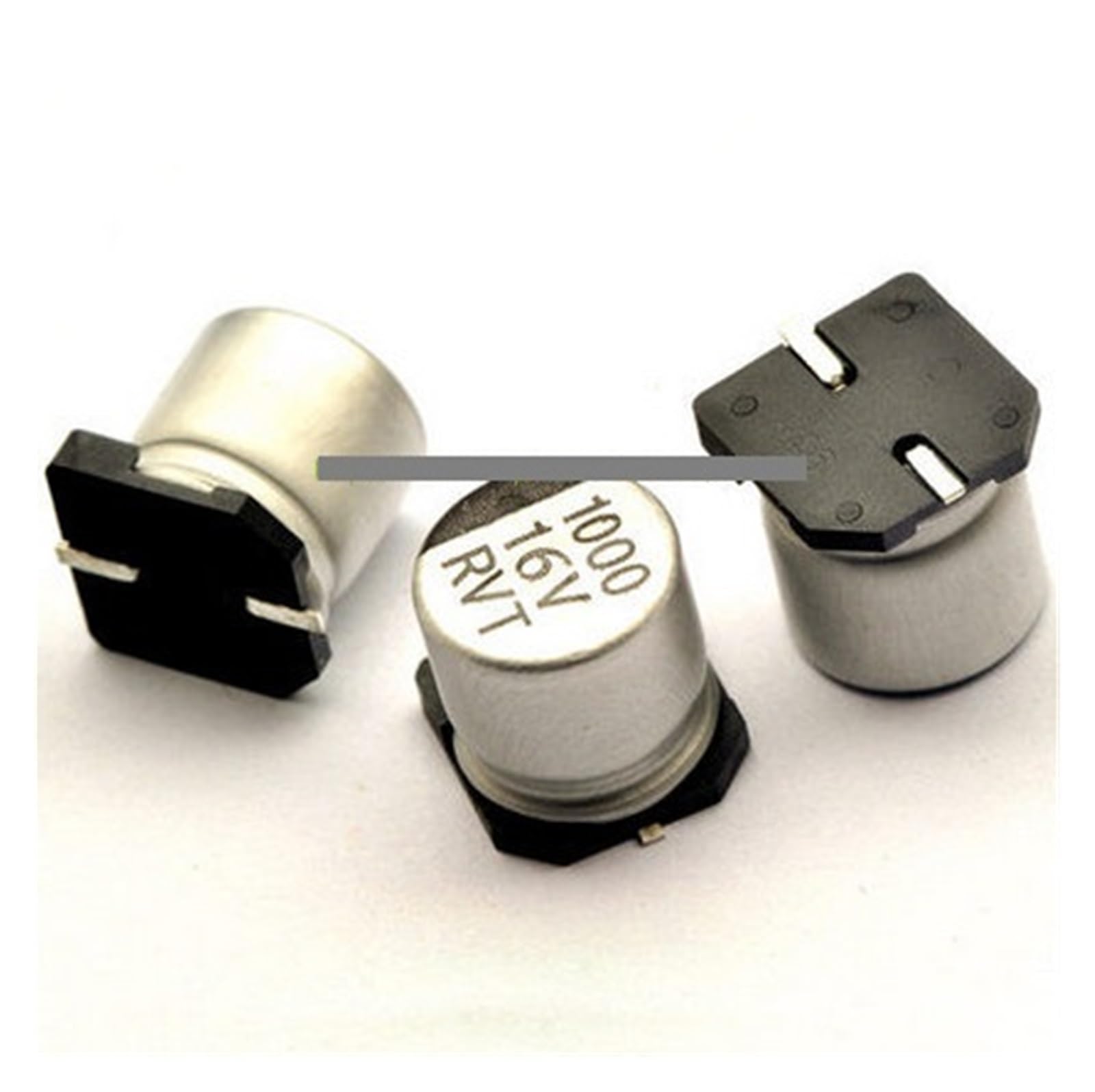 AARTERZZA 100PCS 1000uf 16v SMD Aluminum Electrolytic Capacitor 16V1000UF 10 * 10MM