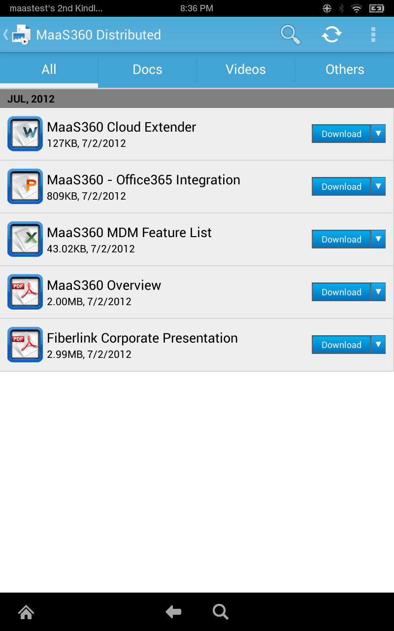 MaaS360 MDM for AndroidAmazon.co.ukAppstore for Android