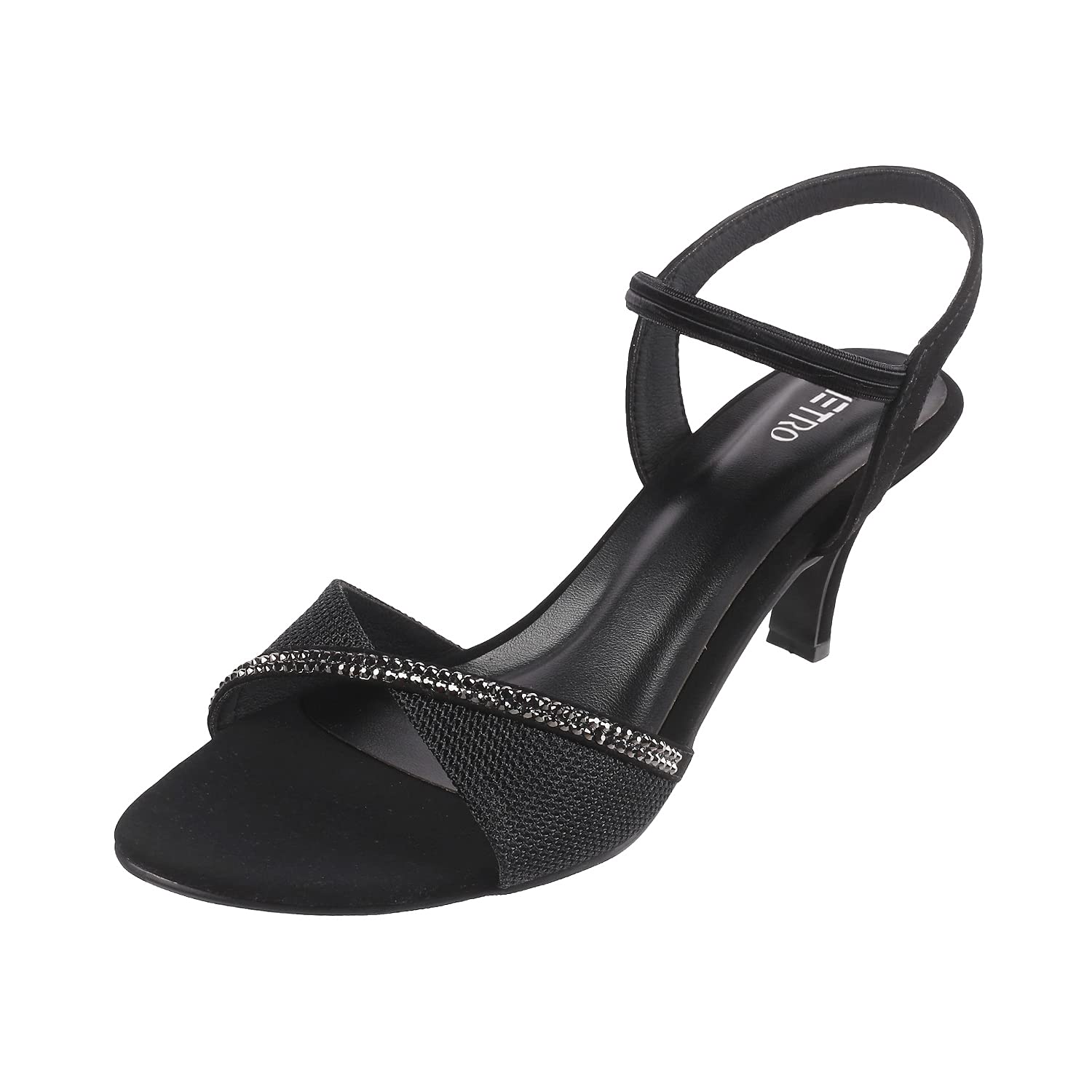 Metro Womens Synthetic Black Sandals (Size (7 UK (40 EU)) (B095MCVWYV) Amazon Price History, Amazon Price Tracker