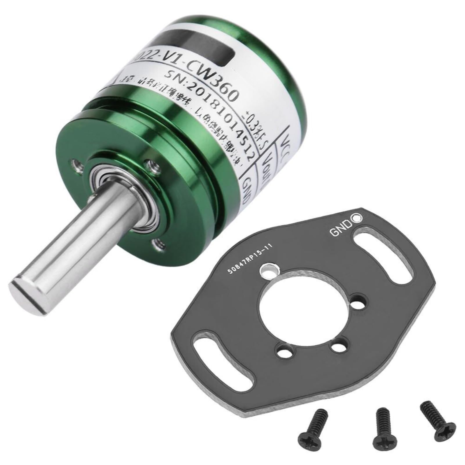 Hall Sensor Auflösung 0,088 ° 0-360 Grad Drehbarer Hall Winkelsensor 0-5 V Ausgang Vollkreis 12 Bit