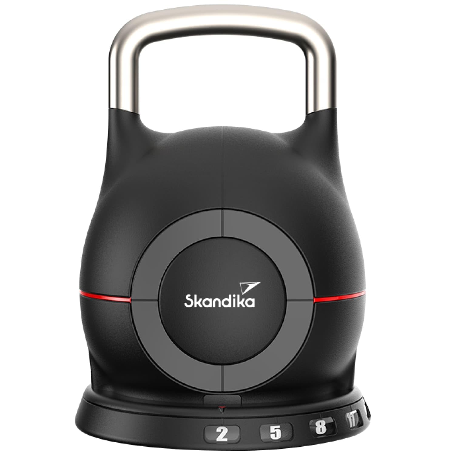Skandika Kettlebell Paino | Haltère réglable, 7 niveaux, 2 à 20 kg, conception tout-en-un, changement rapide des poids, compact | Haltère Sphérique pour la maison, la salle de sport, le fitness