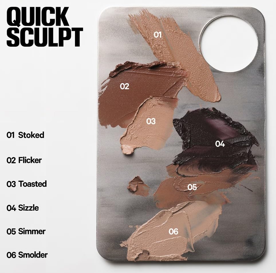MILK MAKEUP ORIGINAL | Quick Sculpt - Stick de contouring cremoso mate | VEGANO | 8 gramos | by BELLA | color (TOASTED)