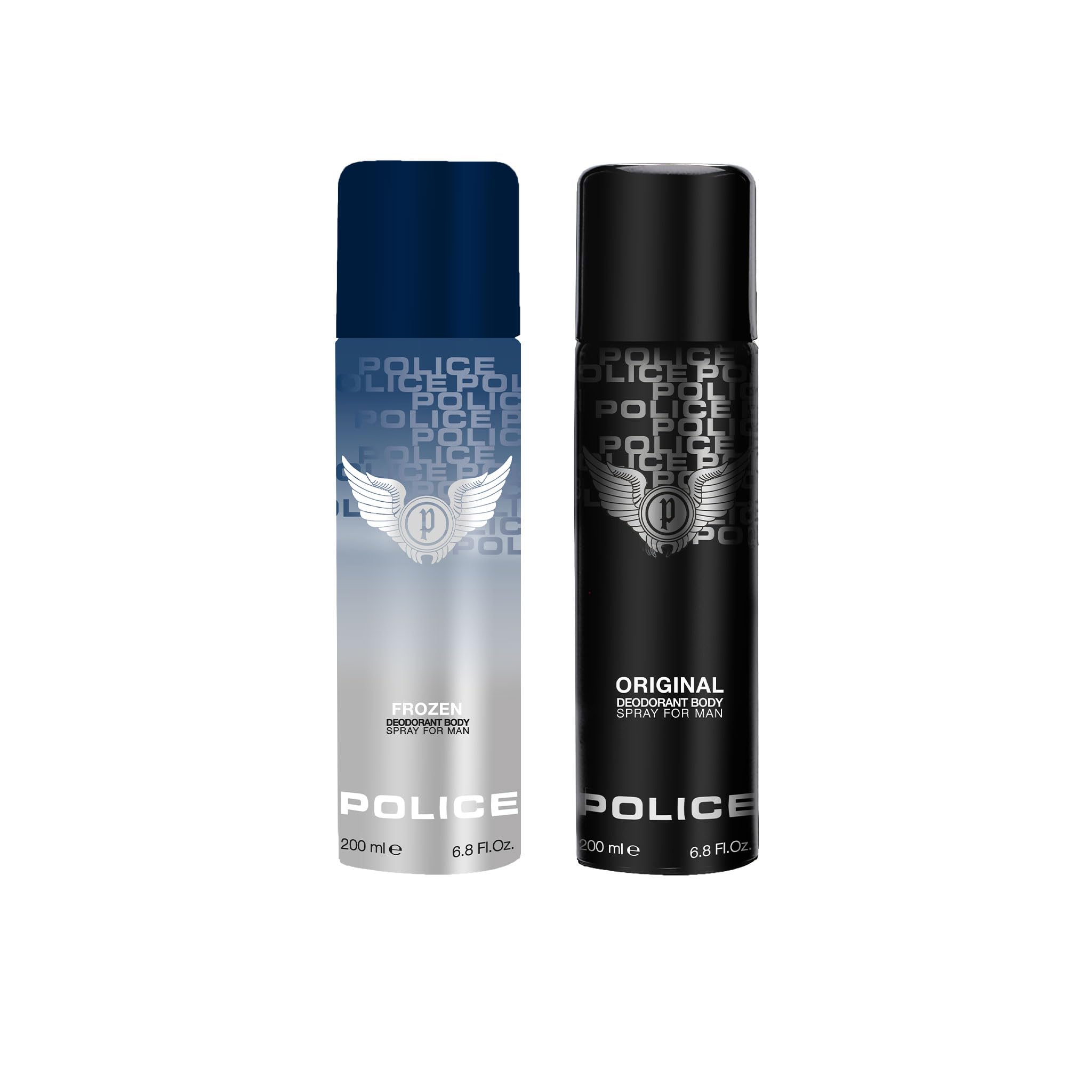 Police Original Deodorant Spray 200ml + Frozen Deodorant Spray 200ml (Pack of 2)-image-16