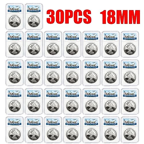Caja para monedas 30 piezas 18mm TEAMWILL miniatura 3