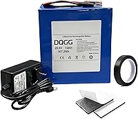 PAOWANGBatterySupply 24V 12Ah LiFePO4 Battery Charger Kit for Power Wheels, Peg Perego Ride-On Cars & DIY Projects