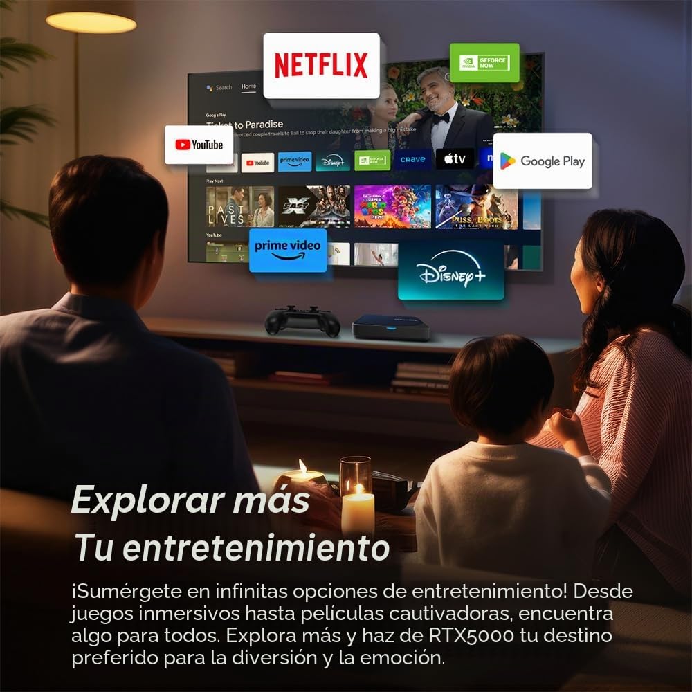 TV Box RockTek G2 Android TV 11 – 4K HDR, WiFi 6, 4GB RAM, 64GB, HDMI 2.1, USB-C, Dolby Vision E Atmos - 5