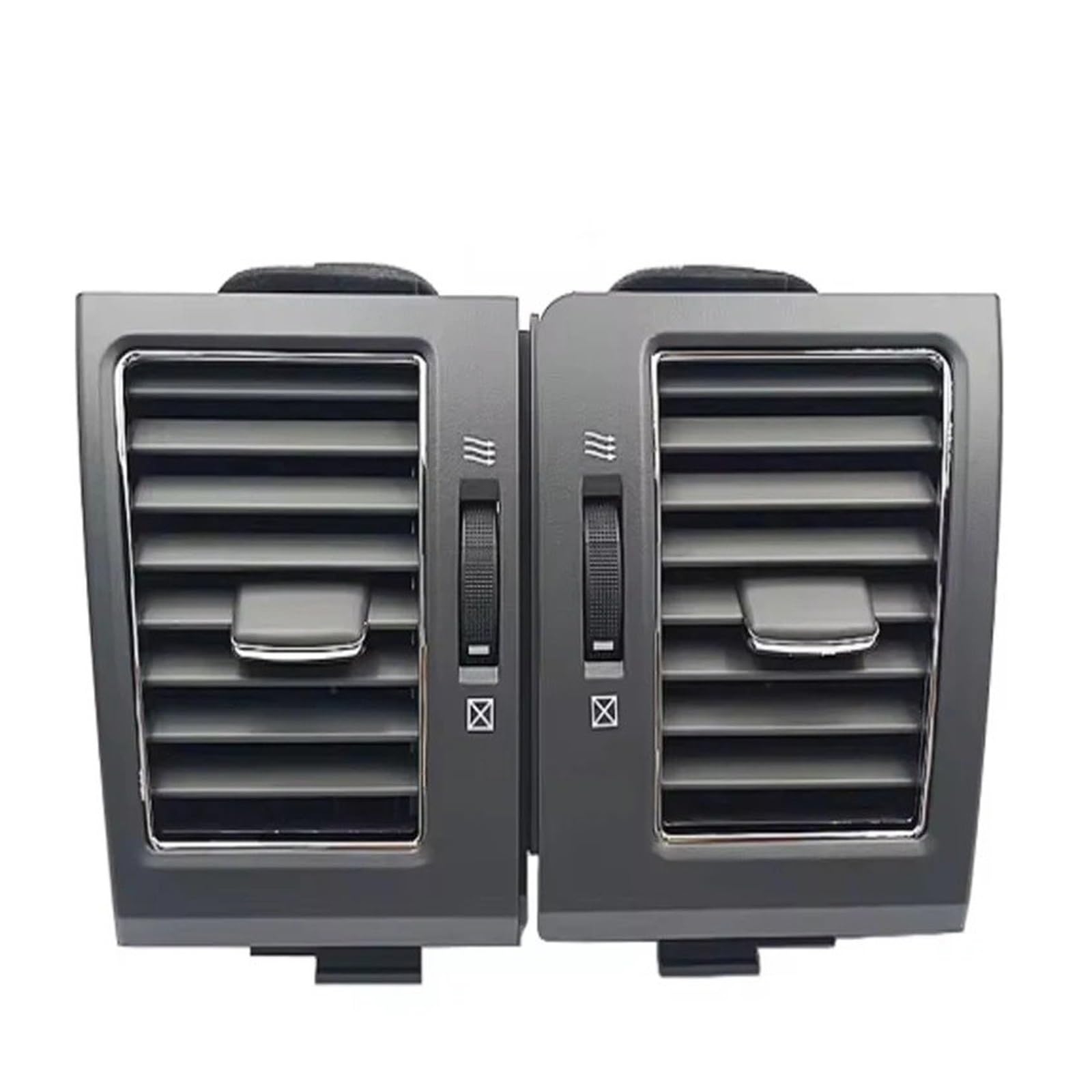 A/C Outlet Air Conditioning Vent For Toyota For Land For Cruiser LC200 2008-2015 Car Dashboard Middle A/C Air Conditioner Outlet Assembly Conditioning Vents(Gray-LHD-RHD)