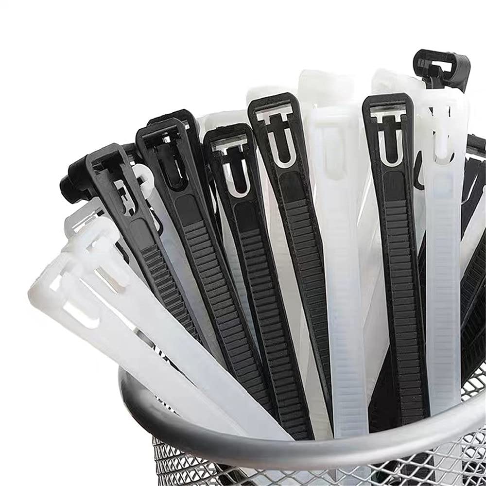 Bridas De Cable,Bridas De Cable De Nylon Reutiliza Bridas de Nailon desprendibles, Bridas for Cables, Bridas de plástico Reutilizables, Bridas de plástico for Embalaje(8x250)