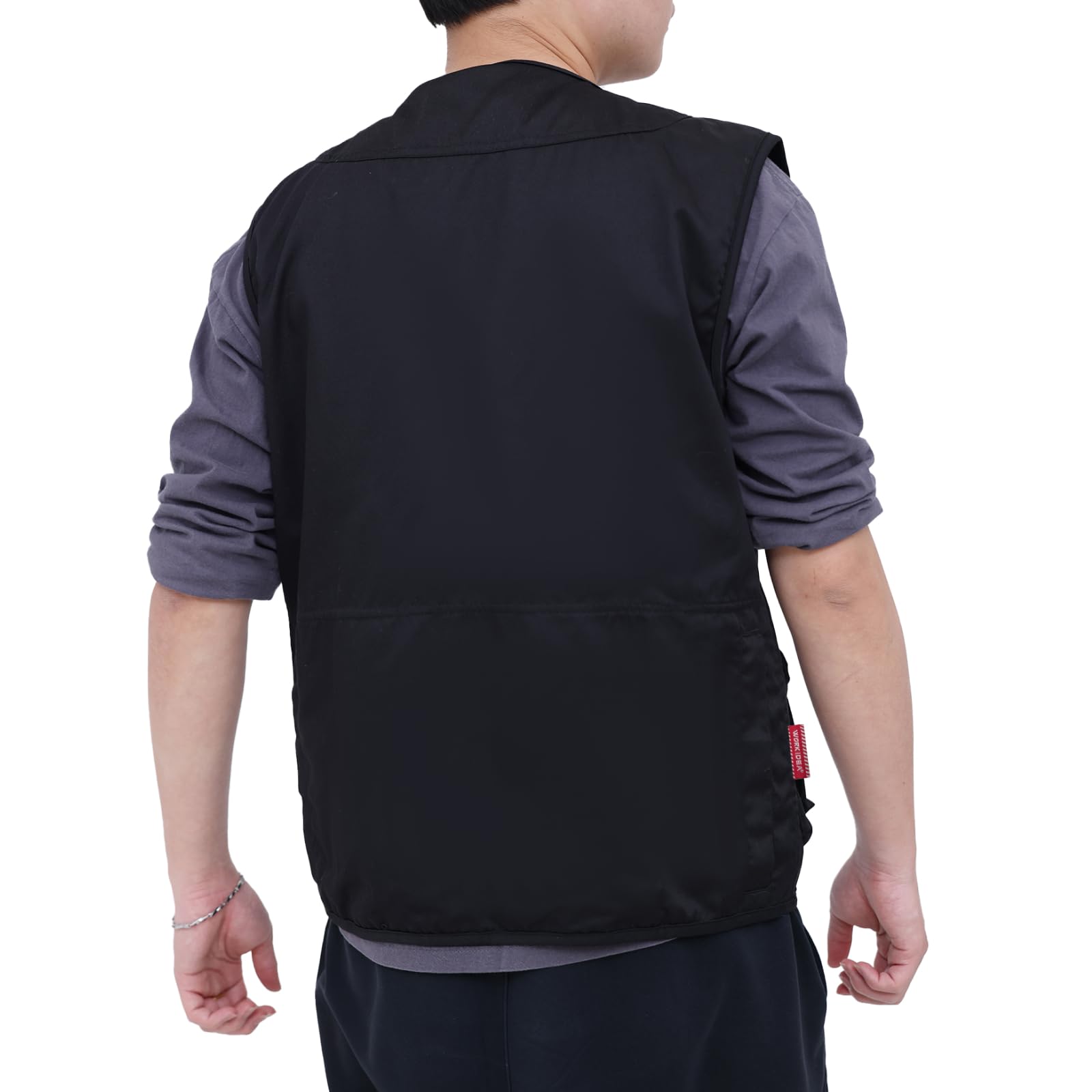 WORK IDEA Veste polyvalente homme outdoor avec multiples poches - Conçue pour la pêche et l'été, légère et respirante