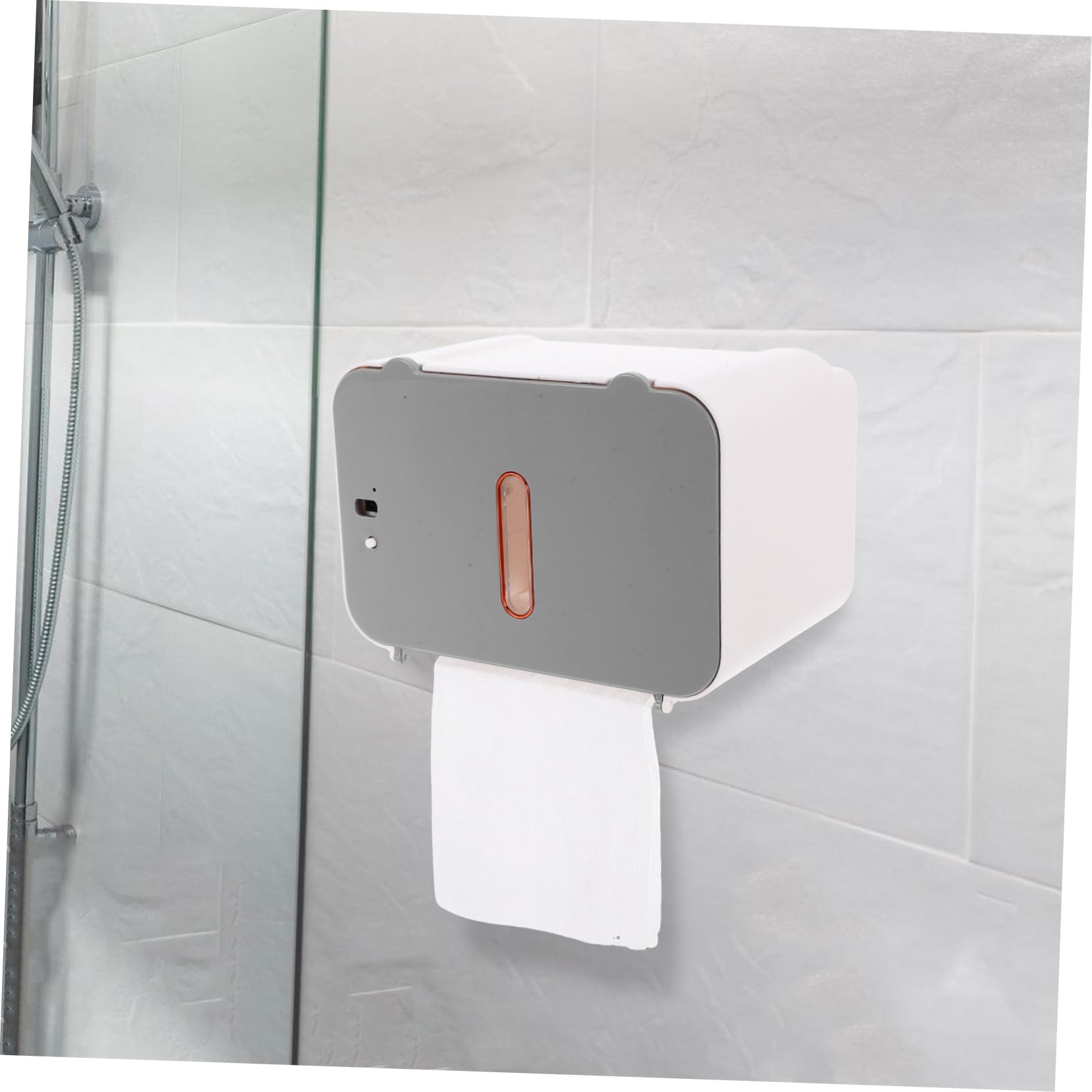 Dispensador De Papel Secamanos Eléctrico Sin Contacto para Baño y Cocina Diseño Elegante Instalación Sin Taladro Sensor Automático y Estilo Minimalista