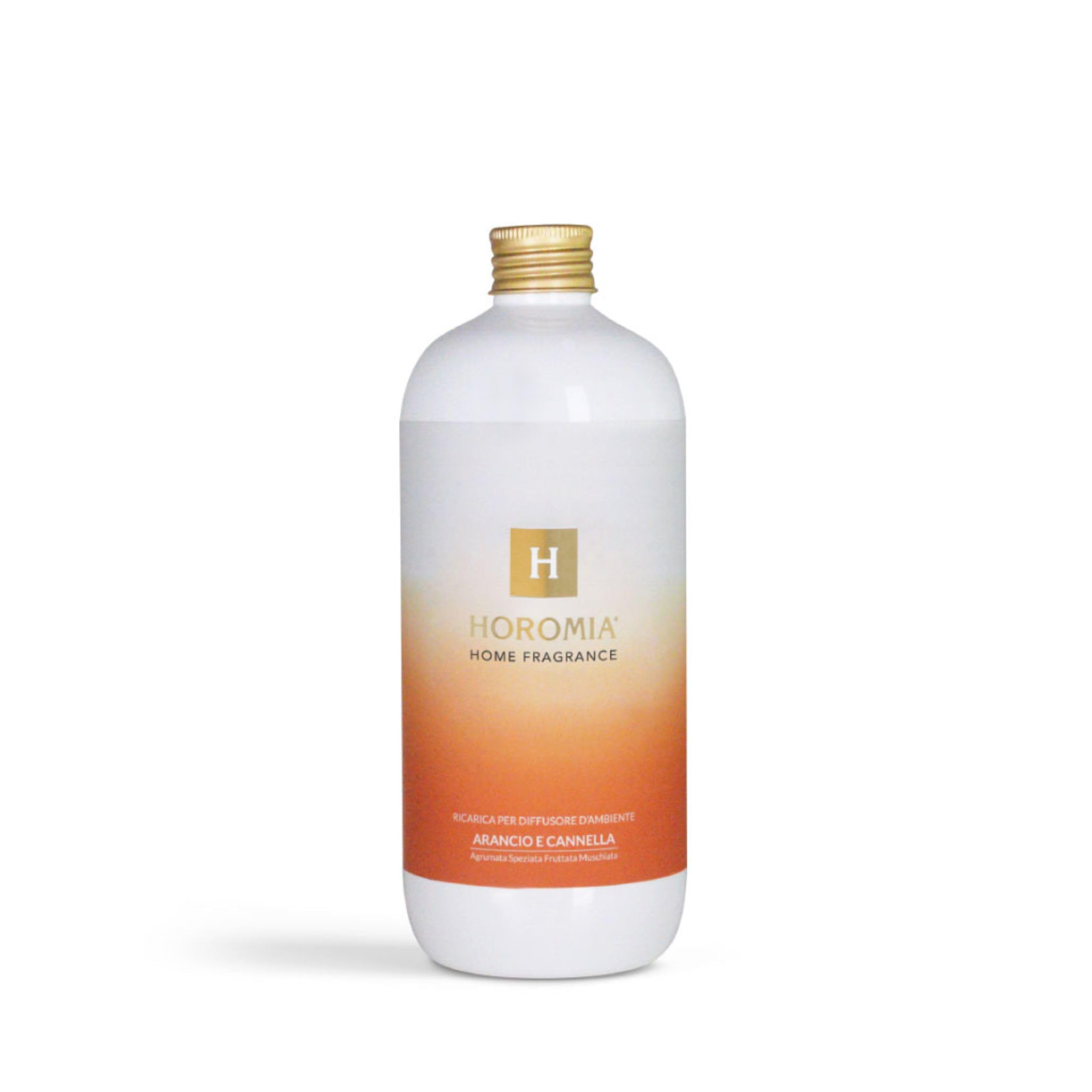 HOROMIA Ricarica Diffusore Profumo Ambiente Arancio e Cannella 500ml
