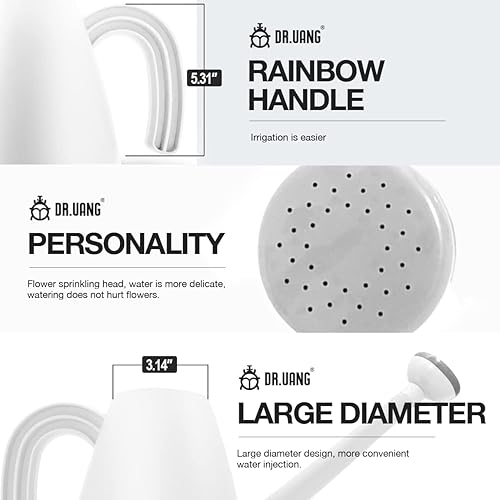 Miniatura 2 de Regadera, regadera de interior y exterior para plantas de interior, boquilla larga con cabezal rociador de ducha desmontable, lata de agua para