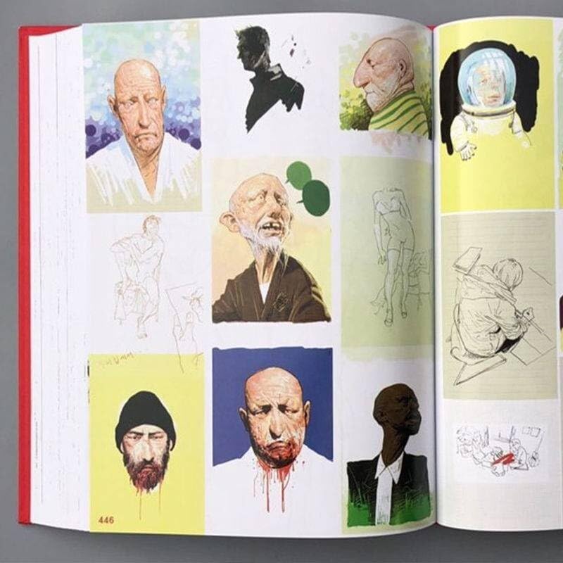 Ogólny 536 stron kim jung 2013 zbiór szkiców szkicownik komiks magazyn książka sztuki twarda okładka szkicownik rysunek rękopis