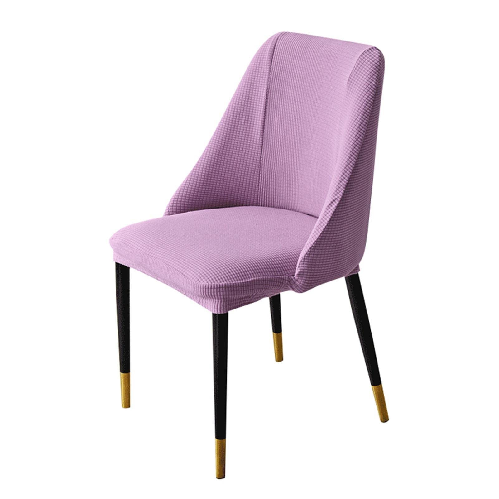 Housses de chaise extensibles de cuisine lot de 4 protection dossier incurvé
