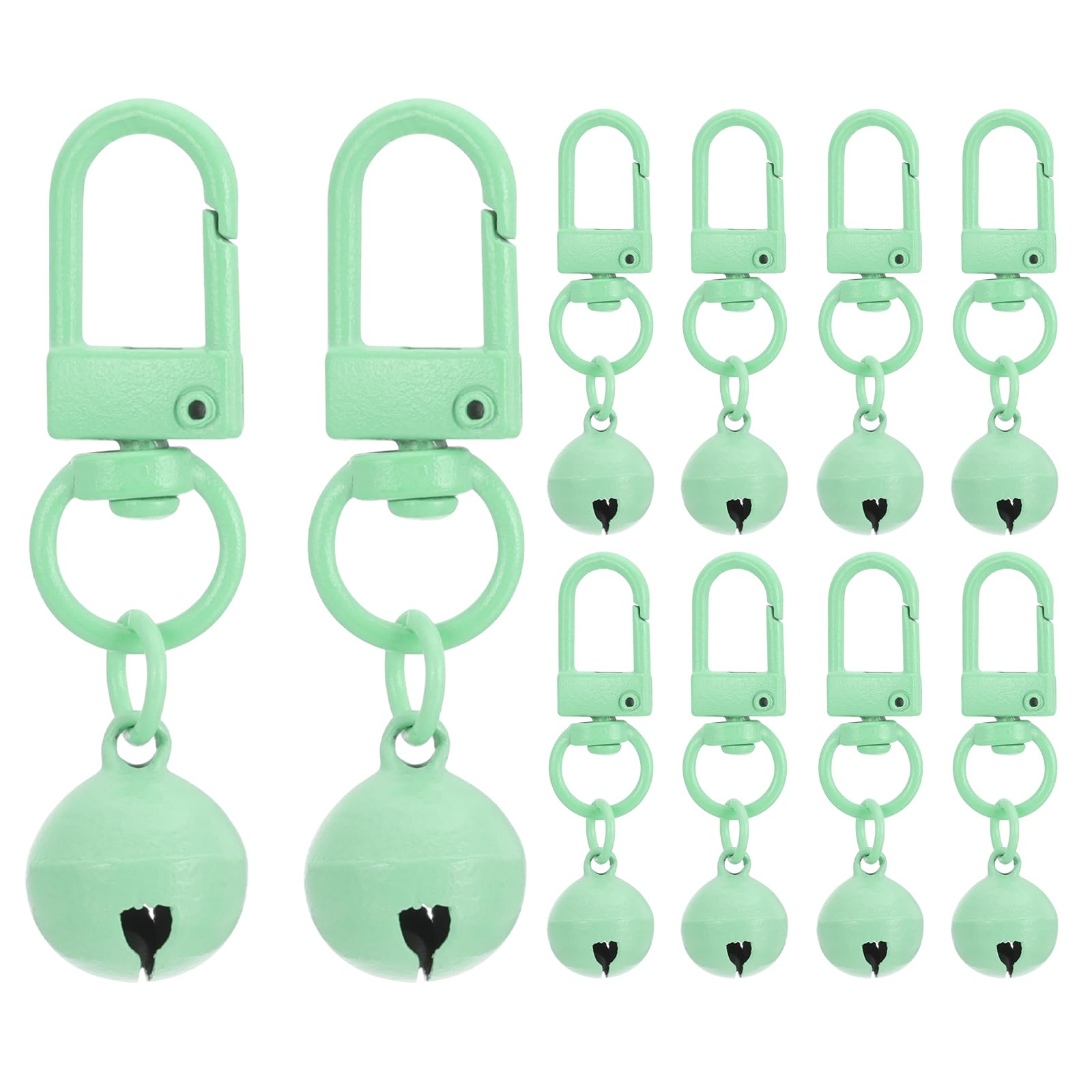 PATIKIL 20 PCS Dog Bell, Cat Bell Small Pet Collar Bells Keychain Cute Bulk Loud Jingle for Dog Collar Charm Pendant Necklace