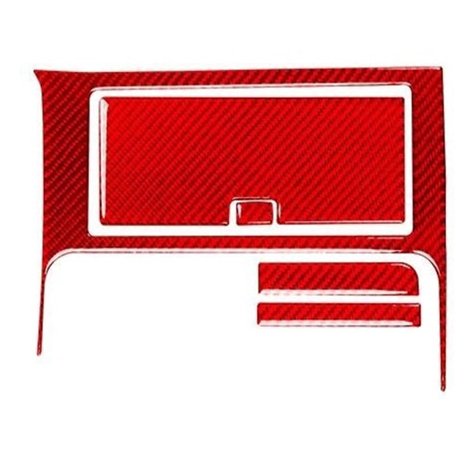 Car Interior Central Conole Per Suzuki Per Grand Per Vitara 06-13 Portabicchieri Scatola Portaoggetti Adesivo Pannello Adesivo Decorativo Protezione Auto Consolle Cover Interni (Size : 2 Red LHD)