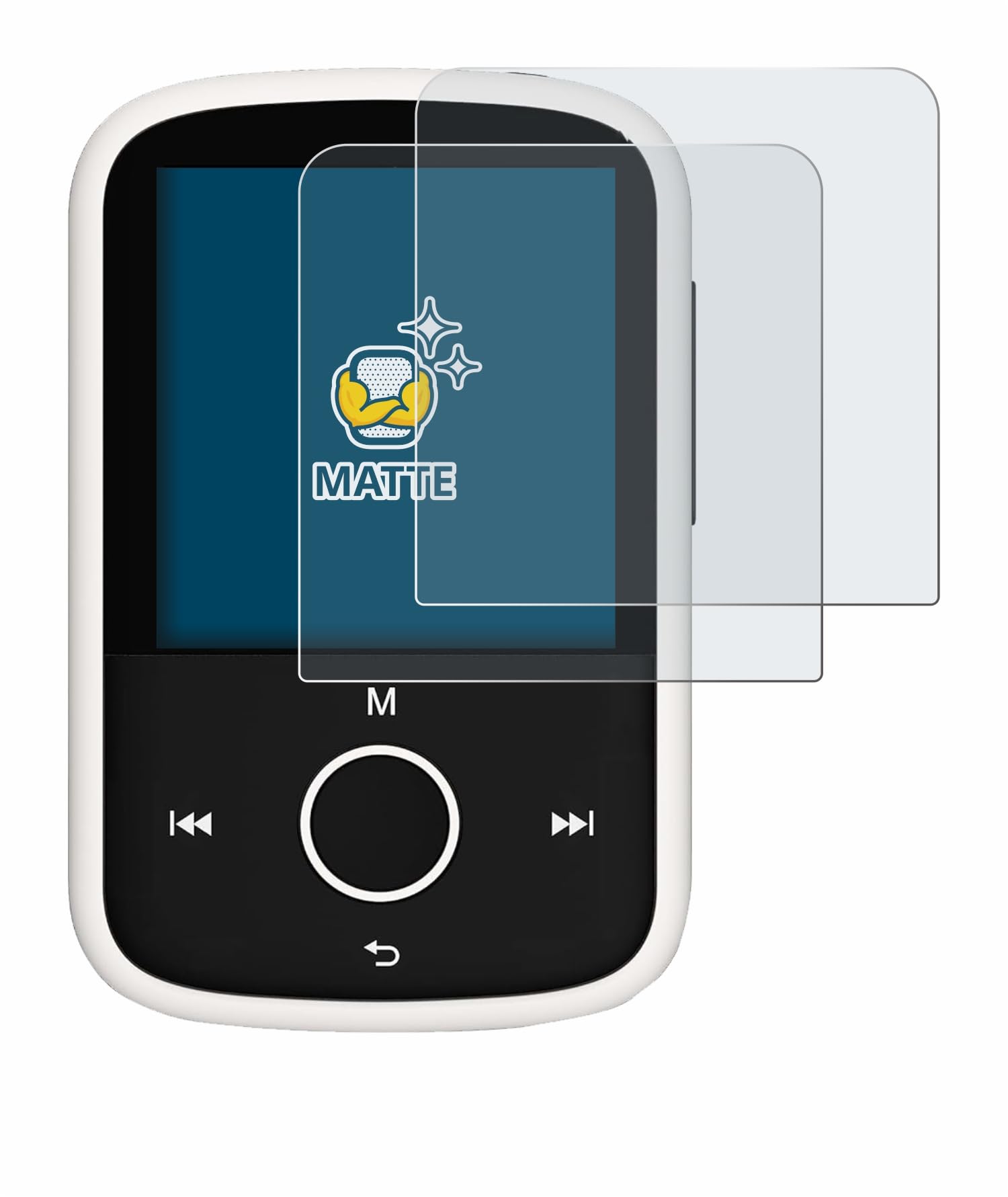 brotect 2-Pack Screen Protector Anti-Glare for Majority MP3 16GB Screen Protector Matte, Anti-Fingerprint Protection Film