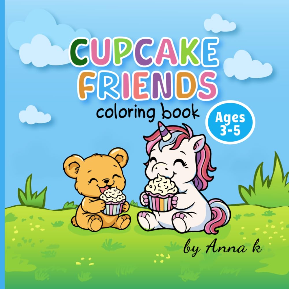 Cupcake Friends: coloring book