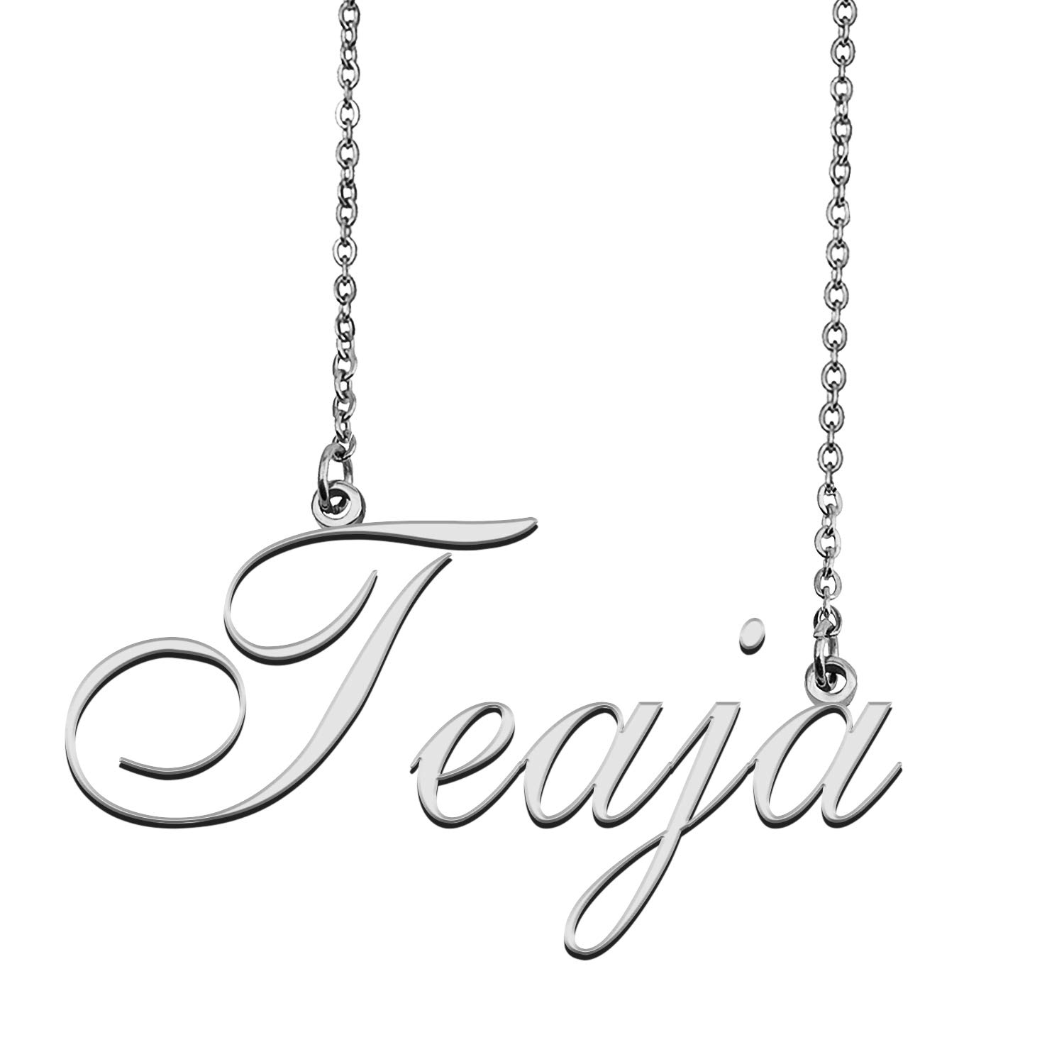 Custom Handwriting My Name Necklace Best Gift for Mom