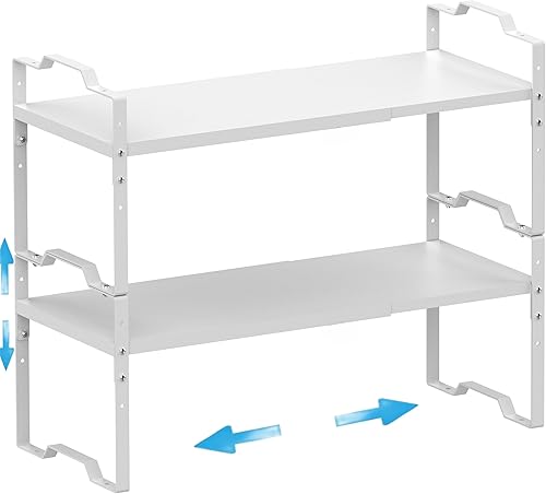 Miniatura 1 de Estante expandible para especias, estante de almacenamiento apilable para organizador de gabinete de cocina, mostrador, cosméticos, armario,