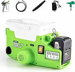 Pulverizador airless 500, pulverizador de tinta portátil de 1,7 L com alça traseira, 6 velocidades ajustáveis, formato de pulverização ajustável, com mangueira de 1,5 m,adequado para pintura de casas