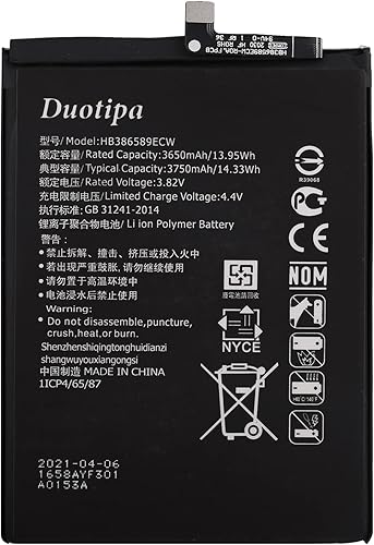 Miniatura 9 de Duotipa HB356687ECW - Batería compatible con Huawei Honor 7X Mate 10 Lite Nova 2 Plus con kit de herramientas de reparación