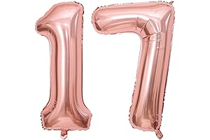 40 Inch 17 Number Balloons