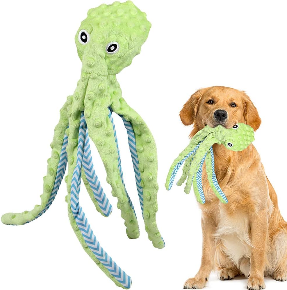 Speedy Panther Octopus Dog Toys for Boredom Soft Dog Toys for Large