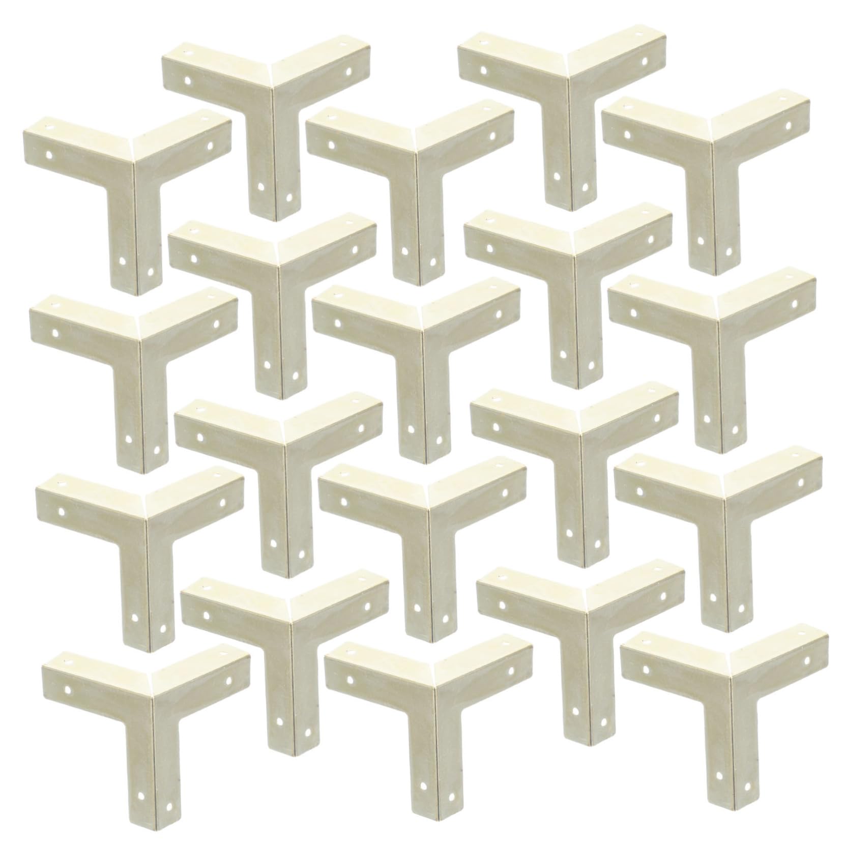 Housoutil Wooden Box Corner Protectors 20pcs Corner Edge Protectors for Jewelry Boxes