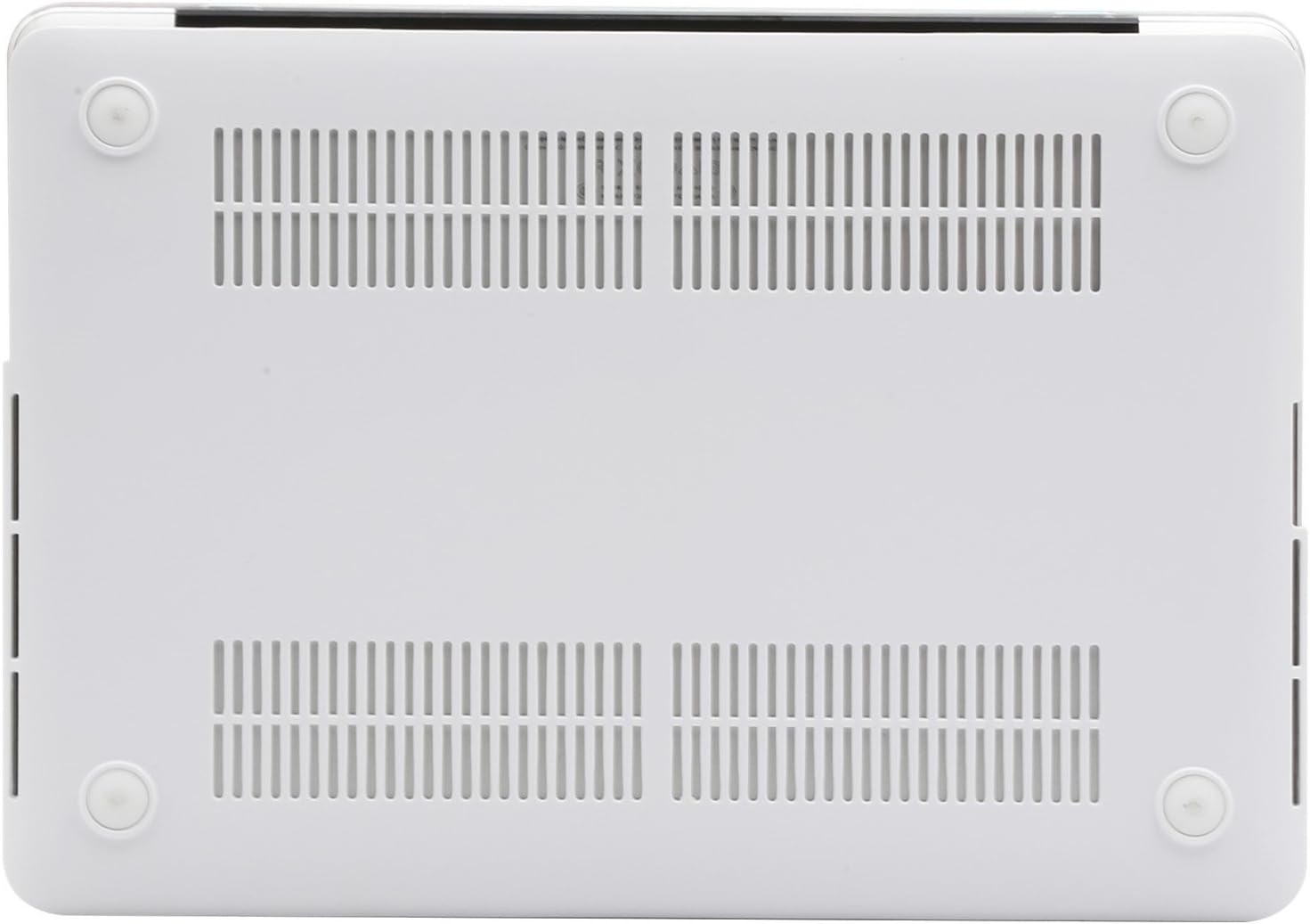 MOSISO Case Only Compatible with MacBook Pro Retina 13 inch (Models: A1502 & A1425) (Older Version Release 2015 - end 2012), Plastic Hard Shell Case & Keyboard Cover & Screen Protector, White