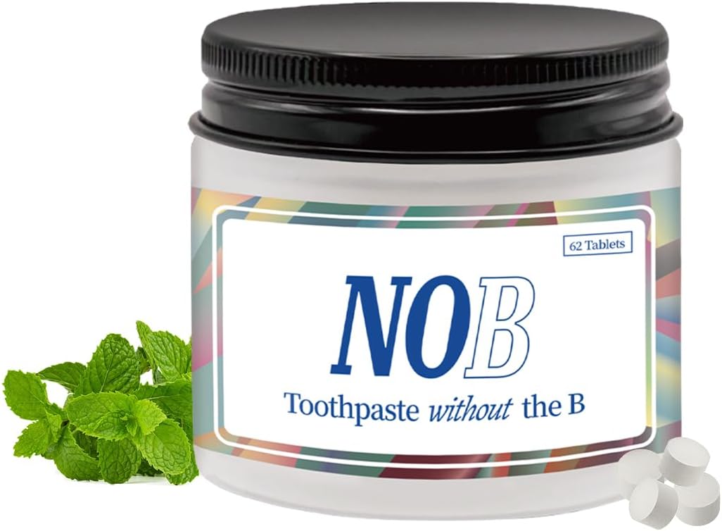 Hydroxylapatite Toothpaste, Nobs Toothpaste Tablets, Chewable