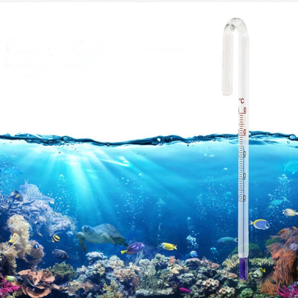 Amazon.co.jp: 水温計 水槽 水槽 温度計 水族館ガラス温度計 Uシェイプ