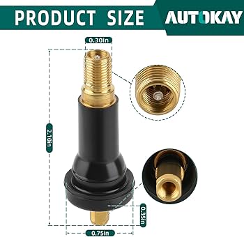 ミズノUSA Amazon.com: Milton Snap-in Tire Valve Stem for Tubeless 0.453-in