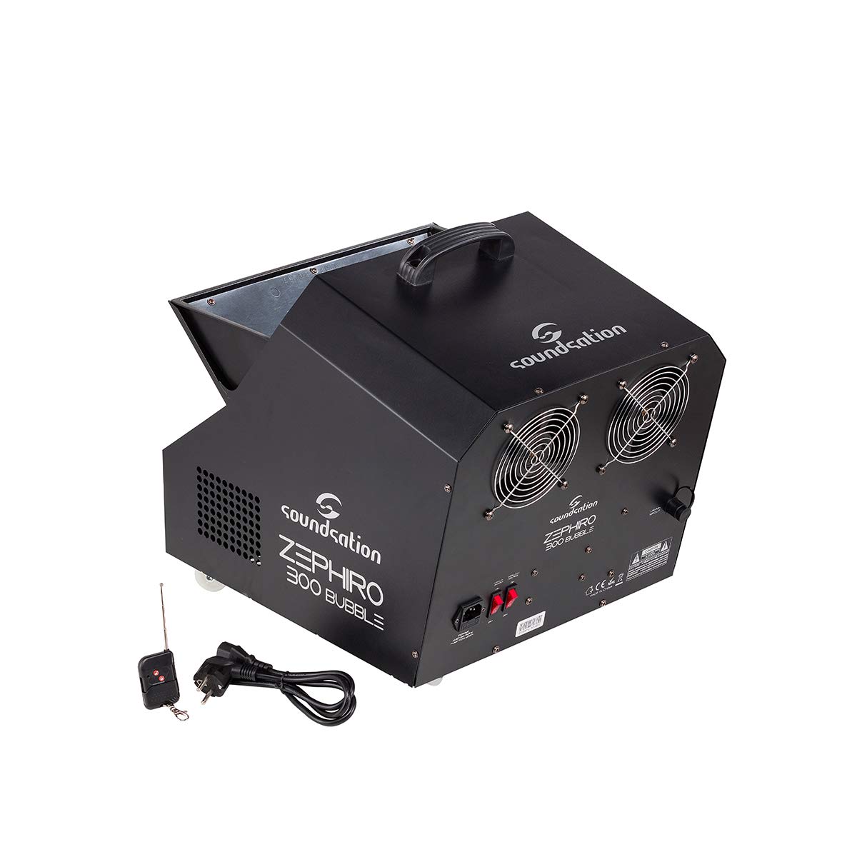 SOUNDSATION ZEPHIRO 300 BUBBLE - Macchina Professionale Per Bolle A Doppia Ruota Con Radiocomando