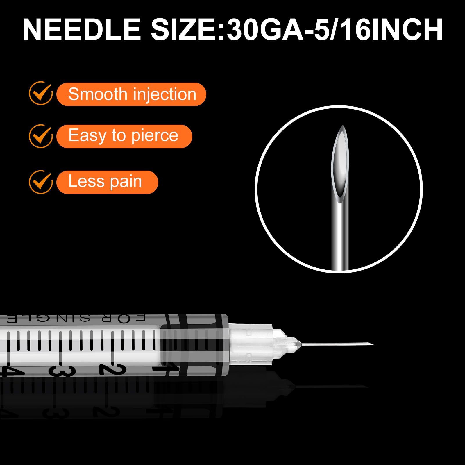 Medical Syringe Sets - 40 Pcs 1ML -4 Medical Syringe Sets - 40 Pcs 1ML -4