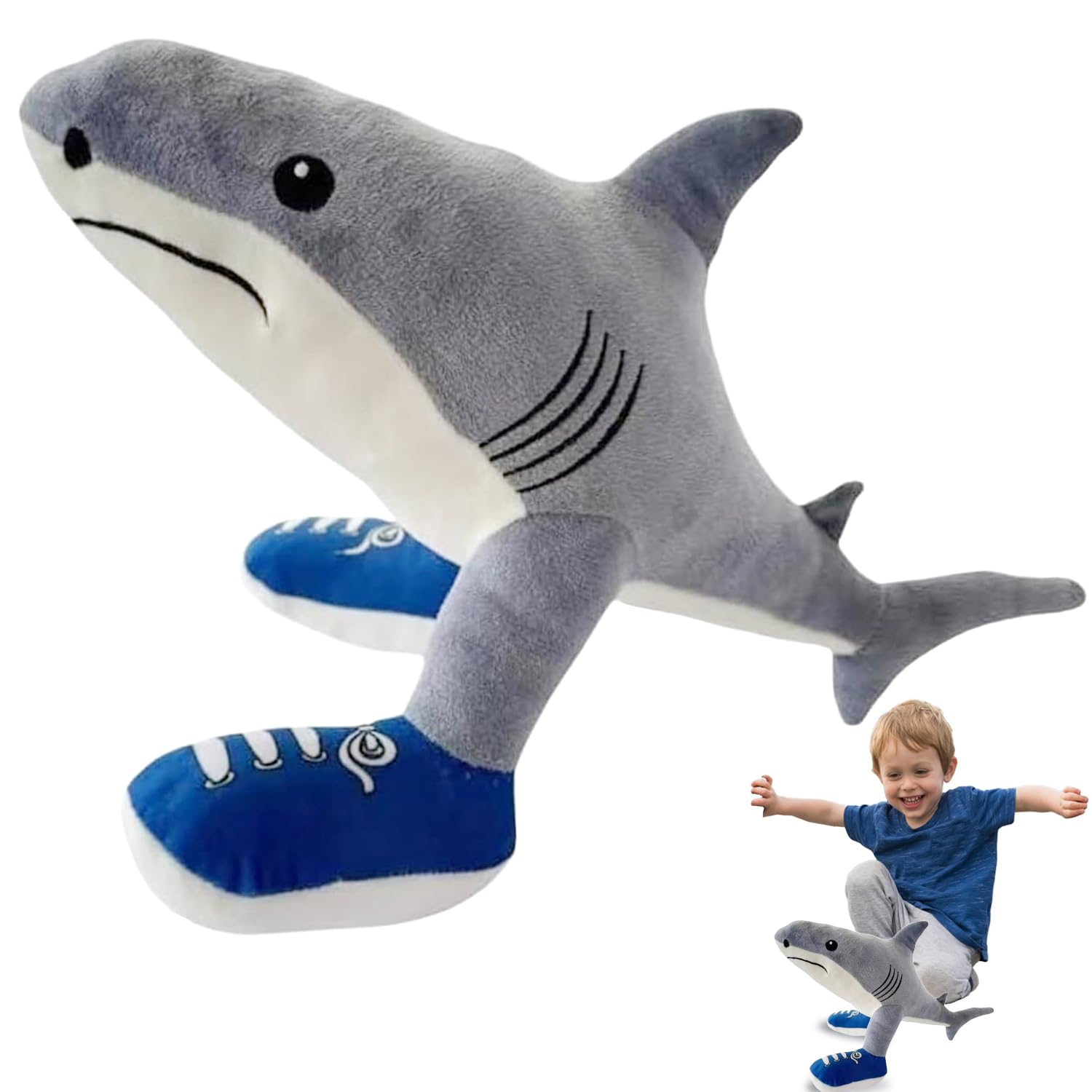 Peluche Tung Tung Tung Sahur – Tralalero Tralala – Tiburón Con Forma De Zapatilla – Suave Y Divertido – Regalo Para Fans De Los Memes