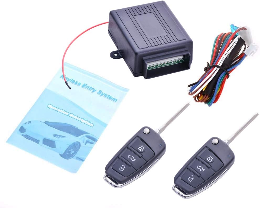 New Universal keyless Entry System flip Key Remote Central