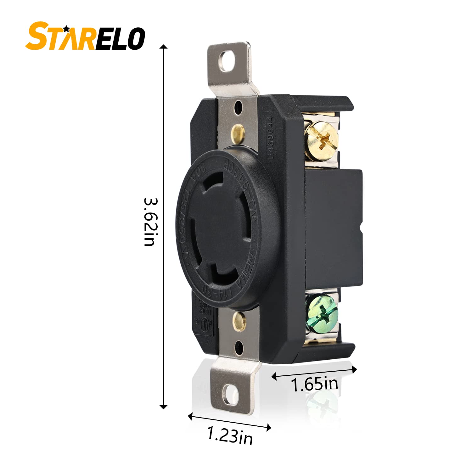 NEMA-L14-30 UL SPINA Generatore Di Bloccaggio Elencato 30A